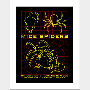 Daisy's Mice Spiders Posters and Art